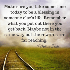 what u put out u get back