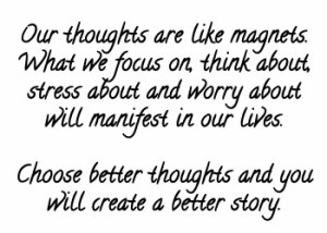 our thoughts are like magnets