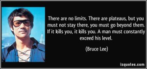 there are no limits bruce lee