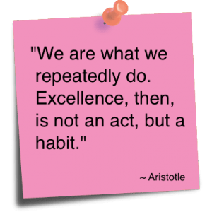 we are what we repeatedly do Aristotle